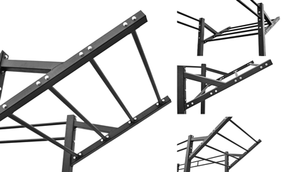 Escalera de dominadas mono