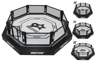 Cage MMA avec plateforme